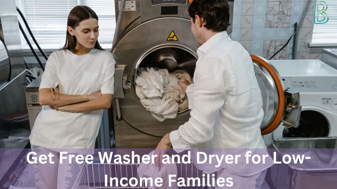 Get Free Washer and Dryer for Low-Income Families